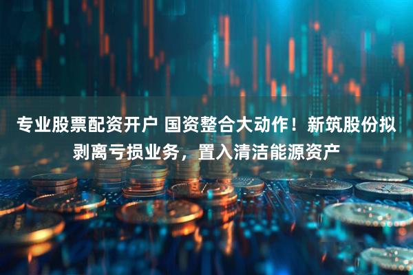 专业股票配资开户 国资整合大动作！新筑股份拟剥离亏损业务，置入清洁能源资产
